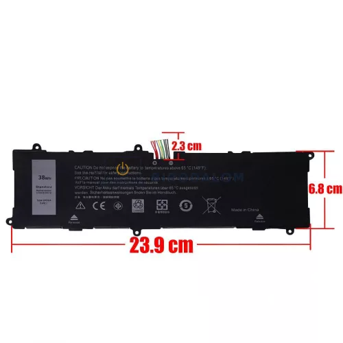 Dell Venue 11 Pro 7140 7.4V 4980mAh (38Wh) OEM laptop tablet akkumulátor