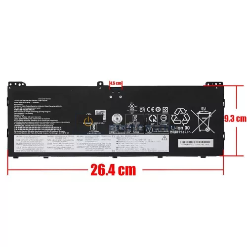 Lenovo Yoga 7 2-in-1 / IdeaPad Slim 5 / Yoga Slim 7 OEM laptop akkumulátor, 15.48V 4523mAh (70Wh)
