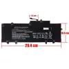 HP Chromebook 14 G4 / 14-AK sorozat 11.4V 3280mAh OEM laptop akkumulátor (BU03XL)
