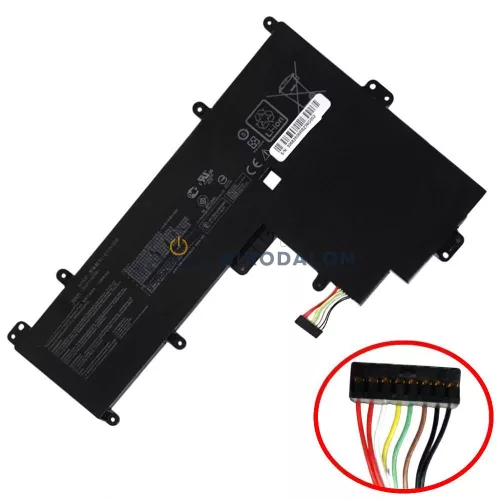 Asus Chromebook C202 / C202SA / E201NA / W202NA OEM laptop akkumulátor, fekete (C21N1530, 7.7V 38Wh)