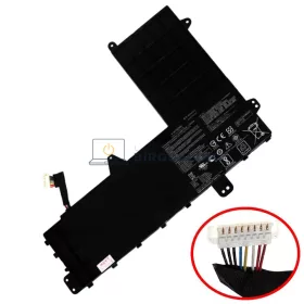   Asus VivoBook E502 / E502NA / E502MA / E502SA / L502MA OEM laptop akkumulátor csere, 7.6V 4240mAh 32Wh, fekete
