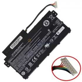   Acer TravelMate B114-21 / P215-51 / P214-51 / Spin 3 SP314-53 / Aspire 5 A514-51 OEM laptop akkumulátor, fekete - AP18H8L 3ICP6/56/77 11.4V 4515mAh 51.47Wh