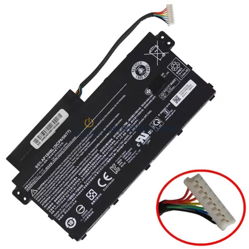 Acer TravelMate B114-21 / P215-51 / P214-51 / Spin 3 SP314-53 / Aspire 5 A514-51 OEM laptop akkumulátor, fekete - AP18H8L 3ICP6/56/77 11.4V 4515mAh 51.47Wh