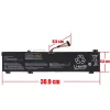 Lenovo Legion 5-17ITH6H 82JM / 5-17ITH6 82JN / 5-17ACH6H 82JY / 5-17ACH6 82K0 OEM laptop akkumulátor, 15.36V 80Wh 5210mAh