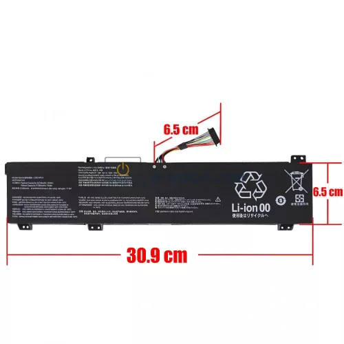 Lenovo Legion 5-17ITH6H 82JM / 5-17ITH6 82JN / 5-17ACH6H 82JY / 5-17ACH6 82K0 OEM laptop akkumulátor, 15.36V 80Wh 5210mAh