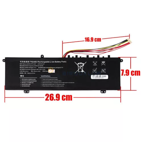 Gateway GWTN156-11BK, GWTN156-11BL, GWTN156-11RD, GWTN156-11MC, AceMagic AX15 7.6V 5000mAh 38Wh OEM laptop akkumulátor