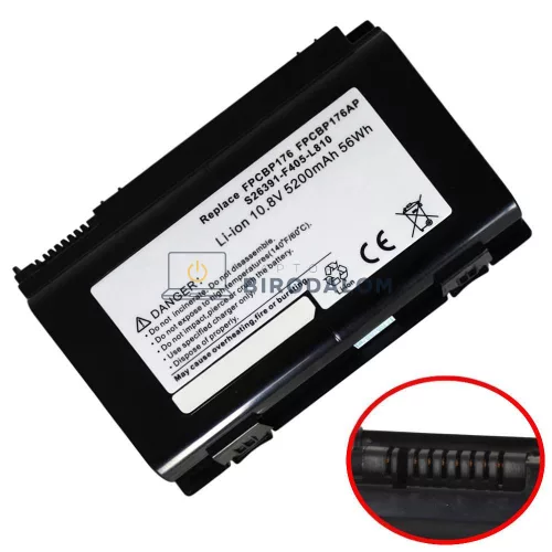 Fujitsu LifeBook E8410 E8411 E8420 E8420E E8420LA AH550 NH570 N7010 OEM laptop akkumulátor 10.8V 5200mAh 56Wh