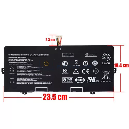 Samsung Galaxy Book Pro 13 / Book Pro 360 13 / Book2 Pro 15 OEM laptop akkumulátor, 15.44V 4023mAh (62.1Wh)