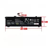 Lenovo Legion 7i 16IRX9 Gen 9 83FD OEM laptop akkumulátor, 15.56V 6421mAh (99.9Wh), fekete