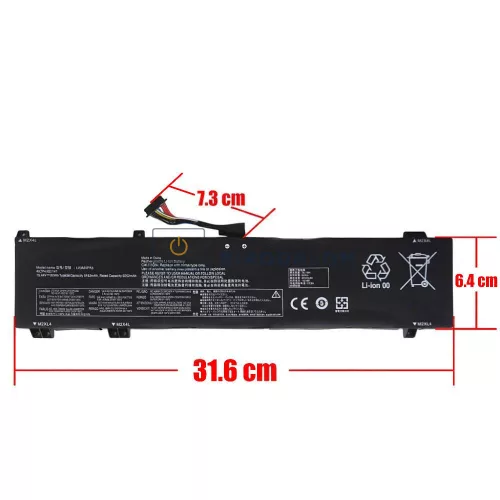 Lenovo Legion 5 16IRX9 (83DG, 83EW) 15.44V 80Wh OEM laptop akkumulátor