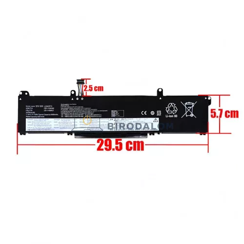 Lenovo ThinkPad P14s Gen 5 / P16s Gen 3 OEM laptop akkumulátor (L23M3P73 / L23D3P74) 11.61V 75Wh