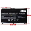 Clevo, Sager, Schenker, Gigabyte, Hasee OEM laptop akkumulátor – W350ET W350ETQ W350ST W370ET W370ST NP6350 NP6370 XMG A503 A722 P2742 – 14.8V 5200mAh 76.96Wh