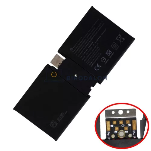 Microsoft Surface Go 1 / Go 2 / Go 3 / Go 4 (1901, 1926, 1927) OEM laptop tablet akkumulátor, 7.66V 3500mAh 26.8Wh