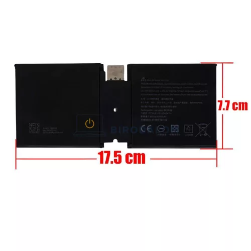 Microsoft Surface Go 1 / Go 2 / Go 3 / Go 4 (1901, 1926, 1927) OEM laptop tablet akkumulátor, 7.66V 3500mAh 26.8Wh
