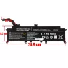 Toshiba Dynabook Tecra X50 / X50-F sorozat 11.4V 4080mAh (48Wh) OEM laptop akkumulátor - PA5353U-1BRS
