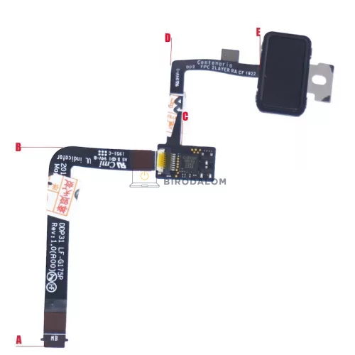 Dell XPS 13-7390, XPS 13 9300, XPS 13 9310 gyári bekapcsoló panel (ujjlenyomat-olvasóval)