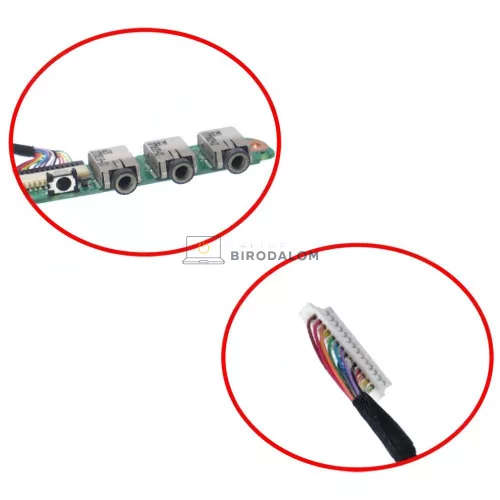 HP Pavilion DV6000, DV6700 gyári audio / hangvezérlő panel (446523-001, 32AT3AB00005)