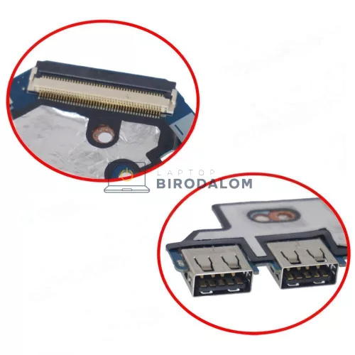 Lenovo IdeaPad S340-15IWL, S340-15, S340-15API gyári USB / kártyaolvasó panel