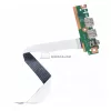 Acer Aspire 3 A315-21, A315-31, A315-32, A315-51 gyári bekapcsoló és USB/audio panel