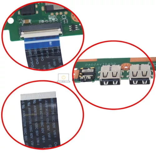 Acer Aspire 3 A315-21, A315-31, A315-32, A315-51 gyári bekapcsoló és USB/audio panel