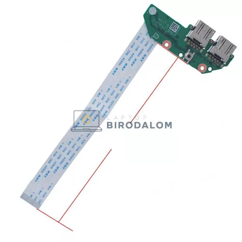 HP 15-EF, 15S-EQ, 15-DY, 15S-FQ, 14-DQ, 14-FQ, Chromebook gyári USB panel