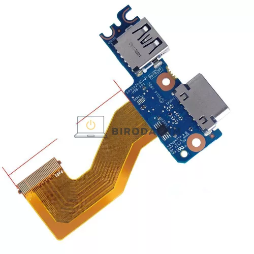 HP EliteBook 745 G3, 755 G3, 840 G3, 850 G3 gyári USB VGA panel