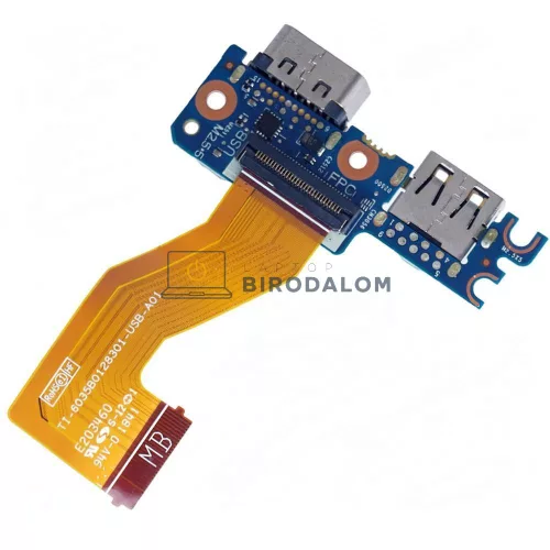 HP EliteBook 745 G3, 755 G3, 840 G3, 850 G3 gyári USB VGA panel
