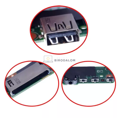 Lenovo Flex 3-1120, 300-11IBY gyári I/O / audio / kártyaolvasó panel