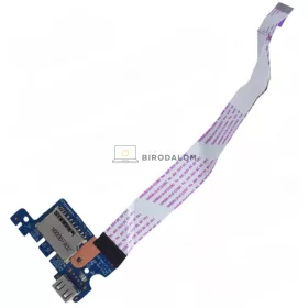   HP 15-AC, 15-AF, 15G-AD, 250 G4, 255 G4 gyári USB kártyaolvasó panel (813953-001, LS-C705P)