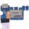 HP 15-AC, 15-AF, 15G-AD, 250 G4, 255 G4 gyári USB kártyaolvasó panel (813953-001, LS-C705P)