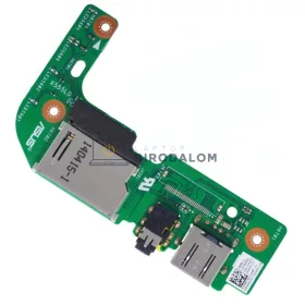   Asus X555LA, X555LB, X555LD, X555LN, X555LJ, X555LF gyári USB / IO / audio / kártyaolvasó panel