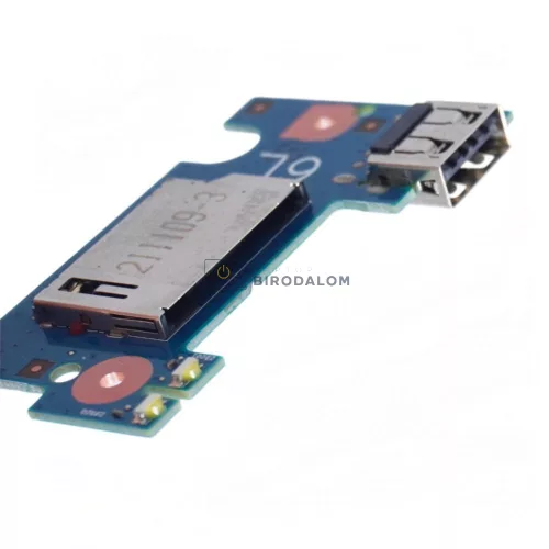 HP ProBook 470 G7, 17-BY, 17T-BY, 17-CA, 17Z-CA gyári kártyaolvasó panel (L22538-001, 6050A2979801)