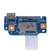 HP 17-X, 17-Y, 17-x116dx, 17-x173dx gyári USB / SD kártyaolvasó panel