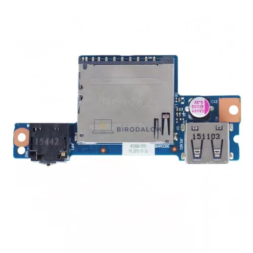 Lenovo G40-30, G40-45, G40-70, Z40-70, Z40-75 gyári kártyaolvasó / USB / audio panel (90005905, NBX0001AG00)