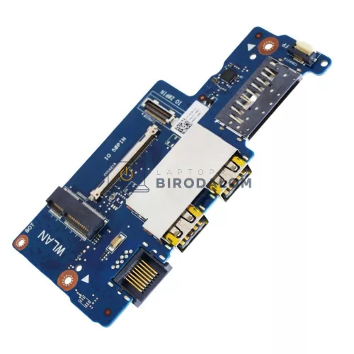 Dell Vostro 5471 gyári bekapcsoló + USB + Ethernet + SD kártyaolvasó panel (010JUT, 35KPW)