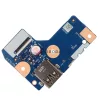 Lenovo Legion 5-15ARH05H 82B1, 5P-15ARH05H 82GU gyári bekapcsoló és USB panel (5C50S25102, NS-D281)