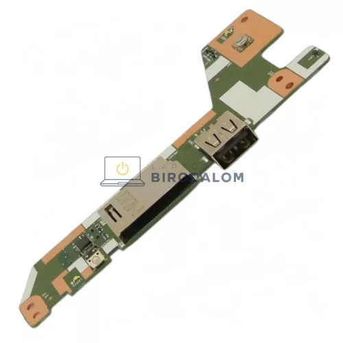 Lenovo IdeaPad 3-17ABA7 (82RQ) gyári bekapcsoló panel és USB/SD kártya olvasó panel (JS77A, NS-E533)