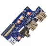 HP Envy 17-J, 17-J100, 17T-J, 17Z-J, TouchSmart M7-J gyári USB és Audio Jack panel