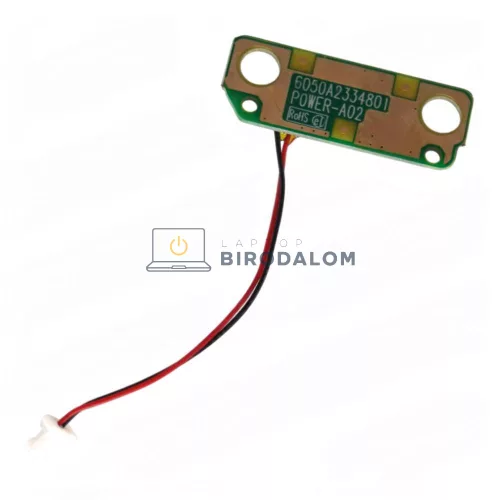 Toshiba Satellite C650 C650D C655 C655D L650 L650D L655 L655D gyári bekapcsoló panel
