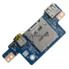Lenovo IdeaPad Y700-15ISK, Y700 Touch-15ISK, Y700-17ISK gyári USB / SD kártyaolvasó / Audio jack panel (NS-A543, BY511)