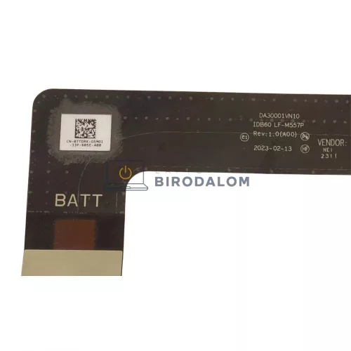 Dell Precision 16 5680 5690 gyári akkumulátor csatlakozókábel (7TDRK, 07TDRK)
