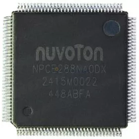 Nuvoton NPCE288NA0DX gyári EC/KBC vezérlő IC (QFP-128)