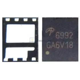   Alpha & Omega AON6992 / AO6992 gyári tápvezérlő MOSFET IC (QFN-8)