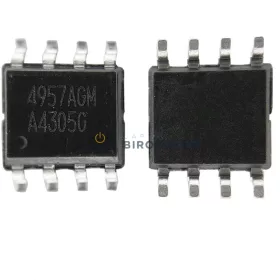   AP4957AGM P-csatornás MOSFET gyári tápvezérlő IC (SOIC-8/SOP-8)