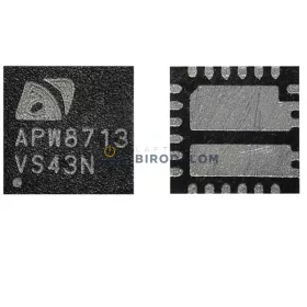 Anpec APW8713 gyári tápvezérlő IC (TQFN-23 4x4mm)