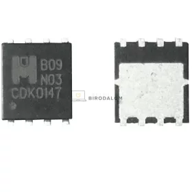   EMB09N03H / B09N03 N-csatornás MOSFET gyári tápvezérlő IC (SOP-8)