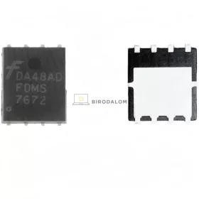   Fairchild FDMS7672AS gyári MOSFET tápvezérlő IC (PowerTrench SyncFET)