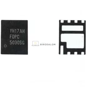   Fairchild FDPC5030SG gyári kettős N-csatornás MOSFET tápvezérlő IC (PowerTrench/PowerClip)