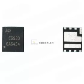 AOE6930 (AO6930 / E6930) gyári MOSFET tápvezérlő IC