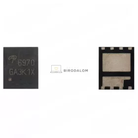 AON6970 (AO6970) gyári MOSFET tápvezérlő IC (QFN-8)